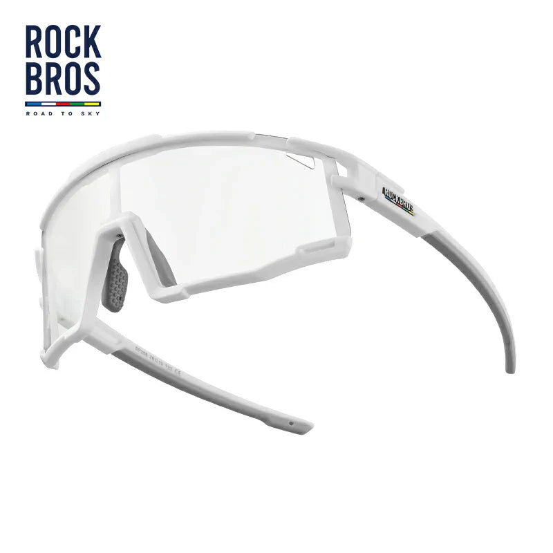 ROCKBROS HD Polarized Photochromic Cycling Glasses TR90 Frame-Road to Sky