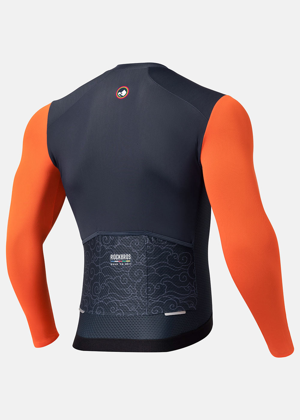 Maillot ciclista de manga larga para hombre 【ROAD TO SKY】de ROCKBROS en varios colores