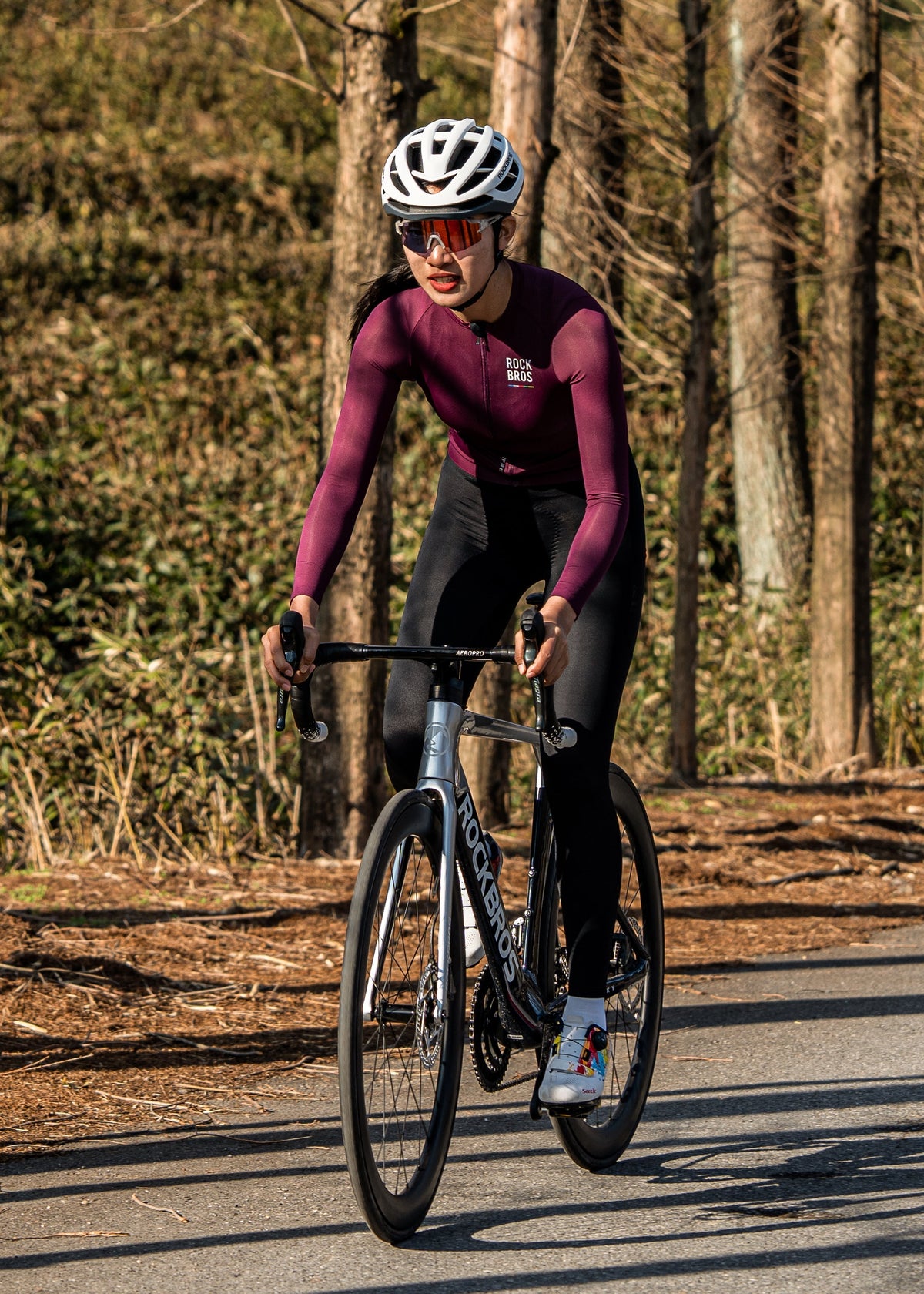 Pantalones de ciclismo ROCKBROS Road-to-Sky para mujer