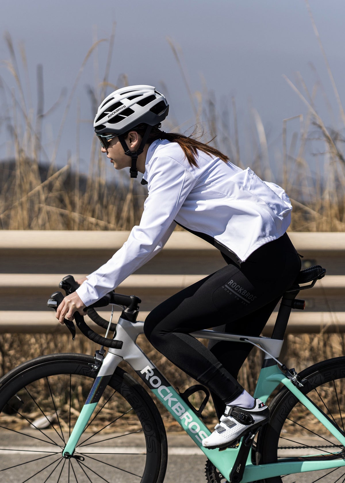 Pantalones de ciclismo ROCKBROS Road-to-Sky para mujer
