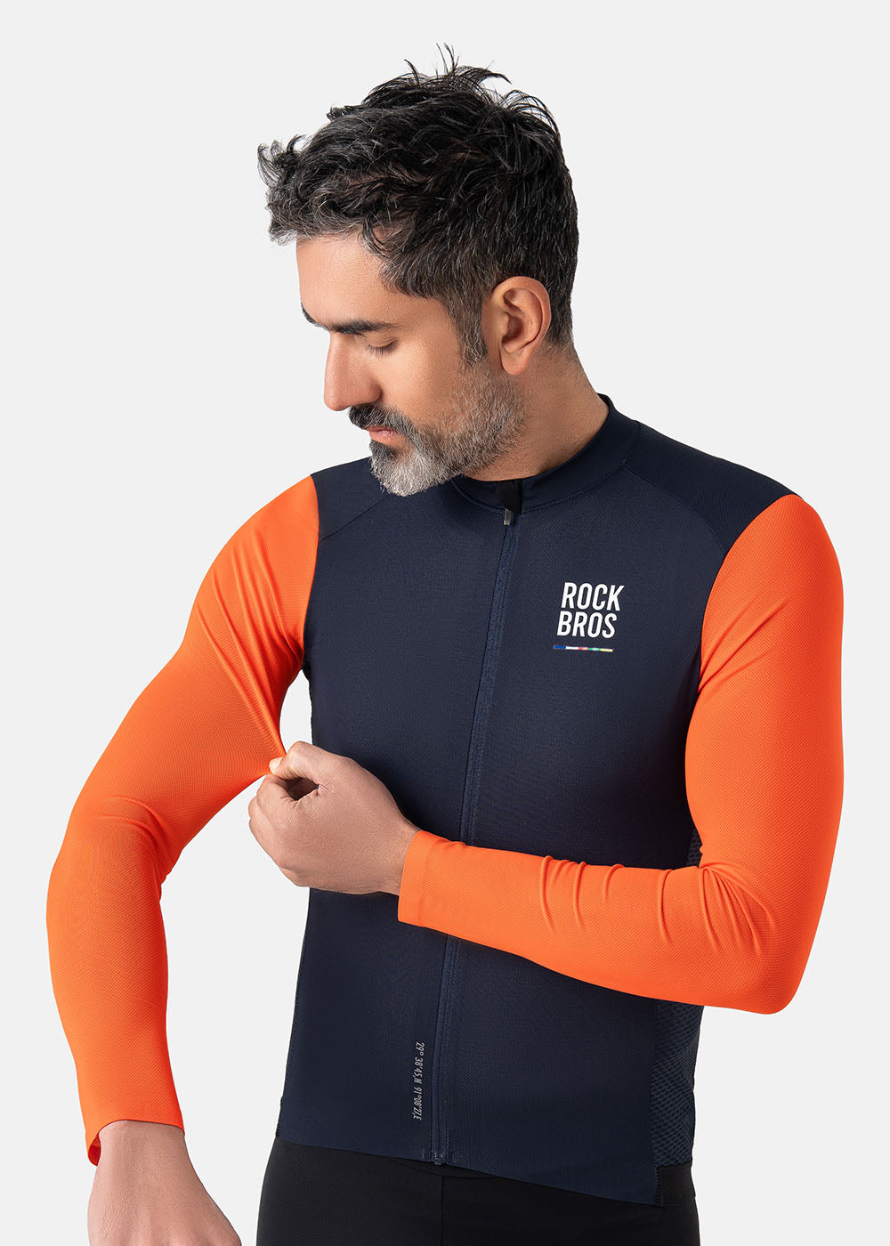 Maillot ciclista de manga larga para hombre 【ROAD TO SKY】de ROCKBROS en varios colores