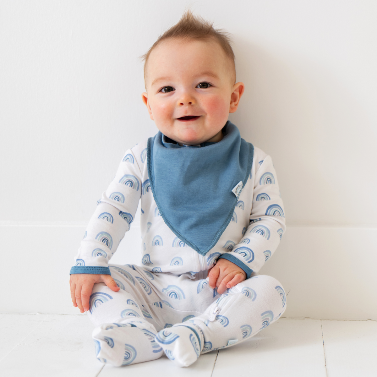 Pijama de bambú para bebé con DreamCuffs®