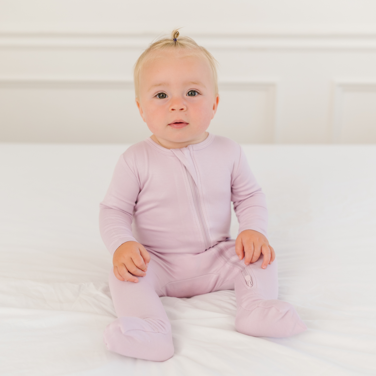 Pijama de bambú para bebé con DreamCuffs®