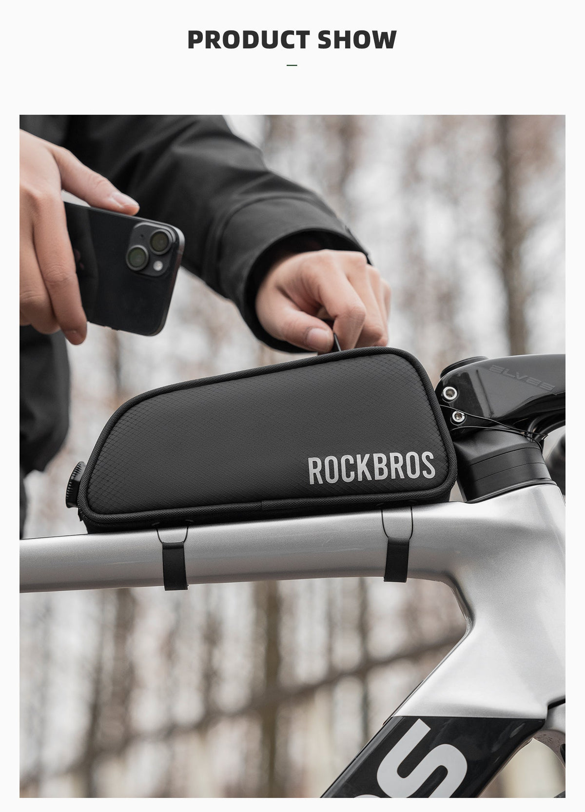 Bolsa de ciclismo de lujo para el tubo superior 【ROAD TO SKY】 de ROCKBROS en varios colores