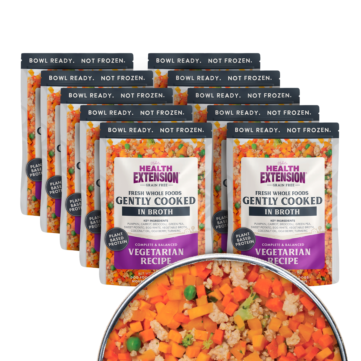 Gently Cooked Grain Free Vegetarian – Fresh Simmered Superfood Medley
