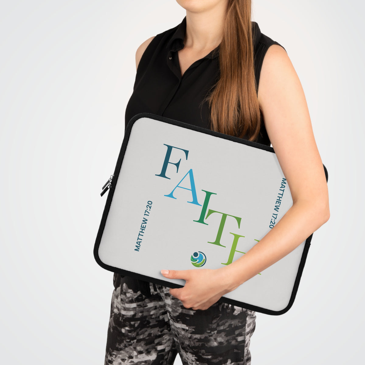 Faith Laptop Sleeve — MATTHEW 17:20