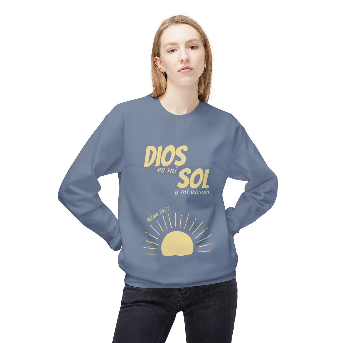 Dios Es Mi Sol Crewneck Sweatshirt
