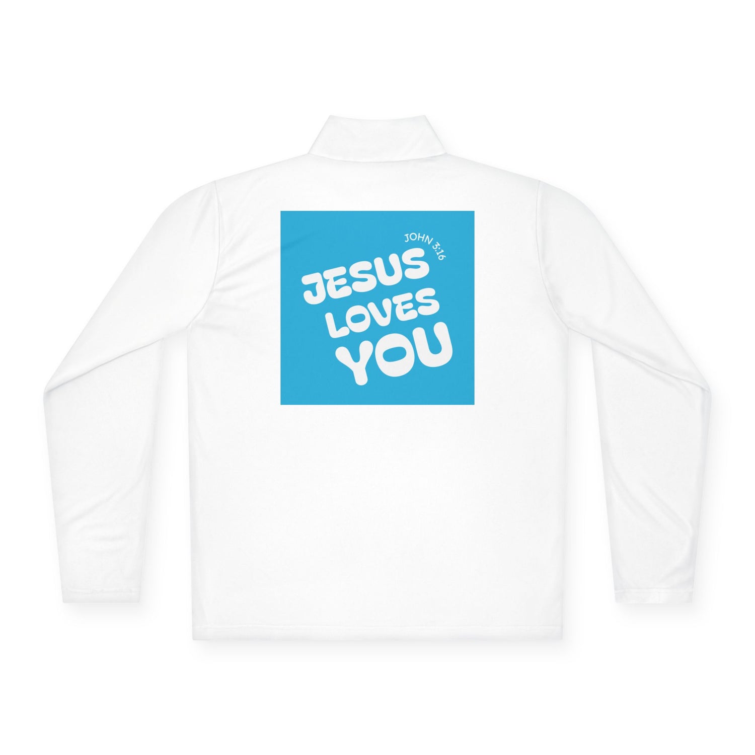 Quarter-Zip Pullover — "Jesus Loves Me"