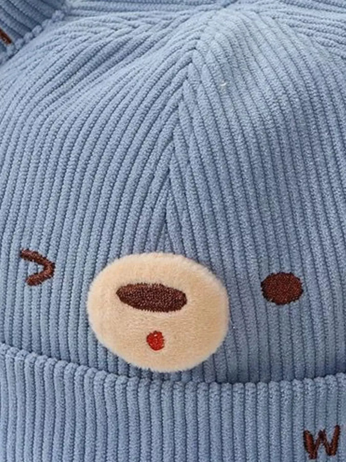 Children's Bear Ear Corduroy Hat