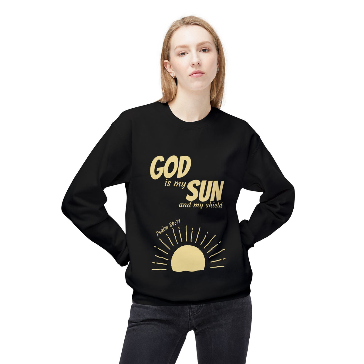 God is my Sun Crewneck Sweatshirt