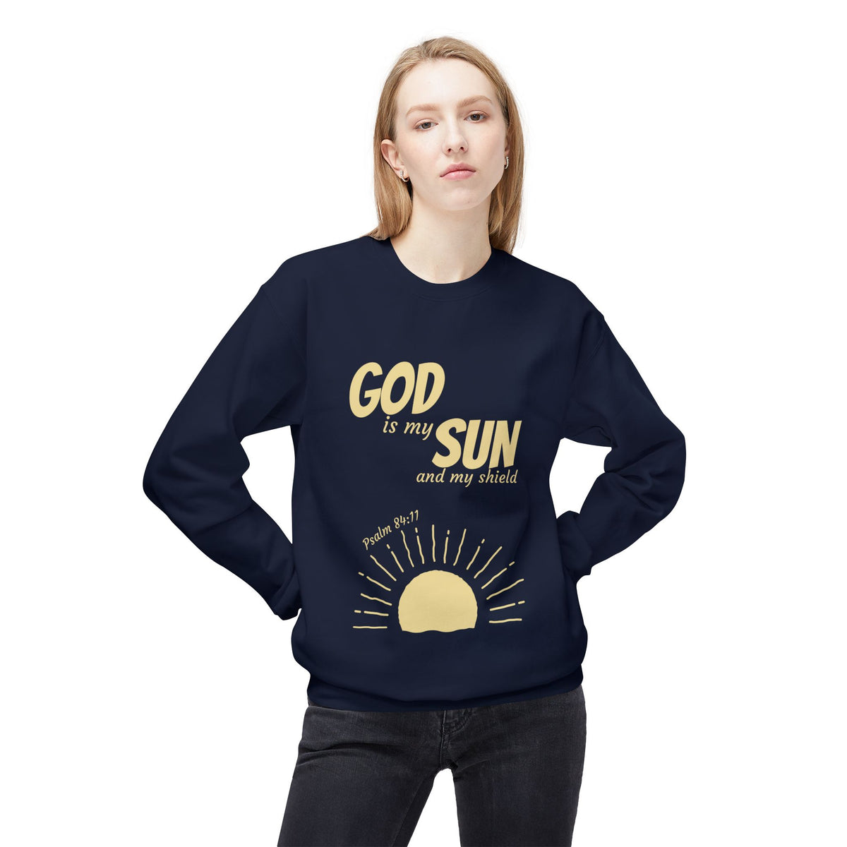 God is my Sun Crewneck Sweatshirt