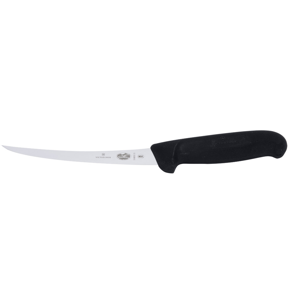 Victorinox Boning Knife (6" Semi-Stiff Curved Blade, Nylon Handle)