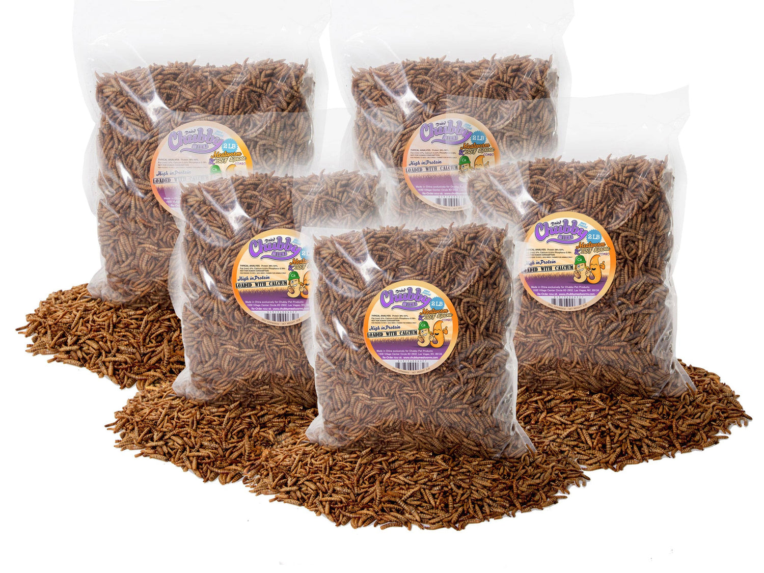 10LB Chubby Mix – Mealworm & Black Soldier Fly Larvae Combo