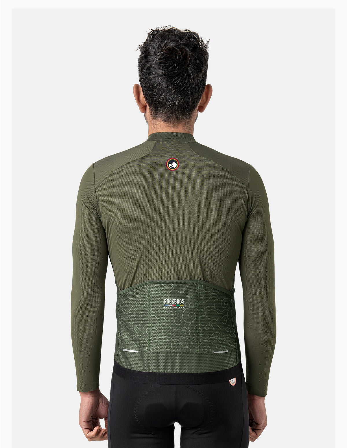 Maillot ciclista de manga larga para hombre 【ROAD TO SKY】de ROCKBROS en varios colores
