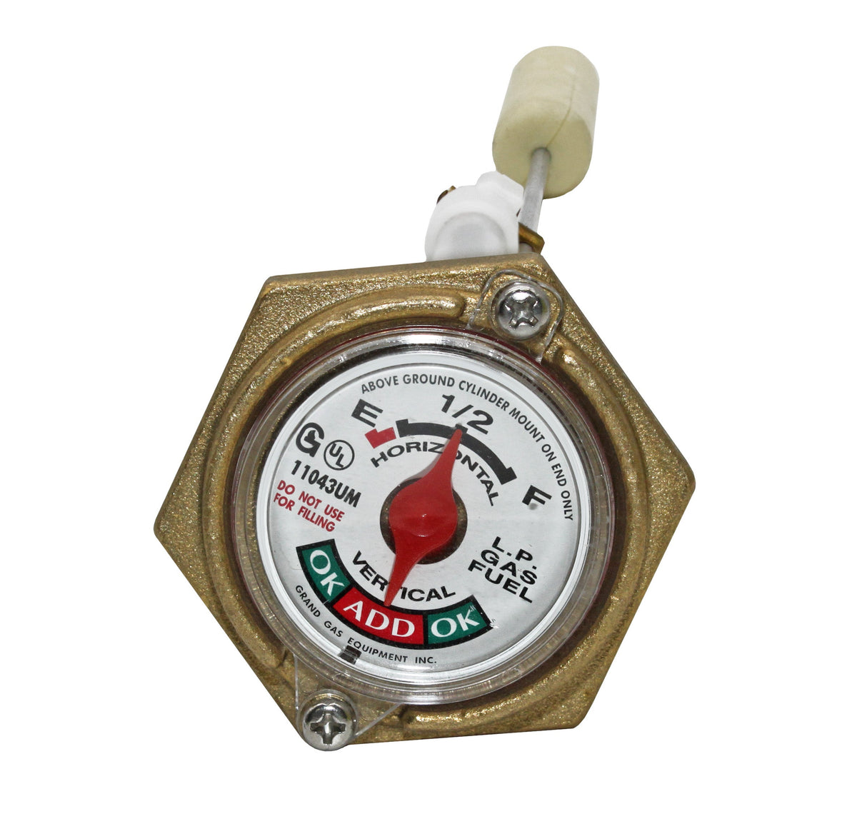 Medidor de flotador horizontal y vertical Flame King 30HOG o 40HOG