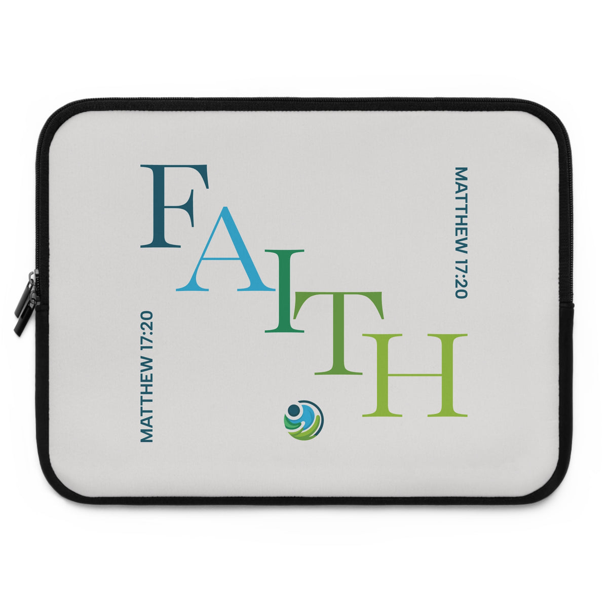 Faith Laptop Sleeve — MATTHEW 17:20