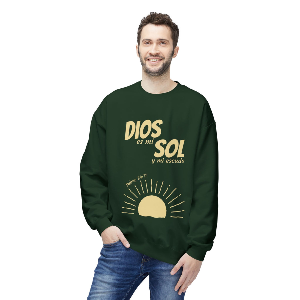 Dios Es Mi Sol Crewneck Sweatshirt
