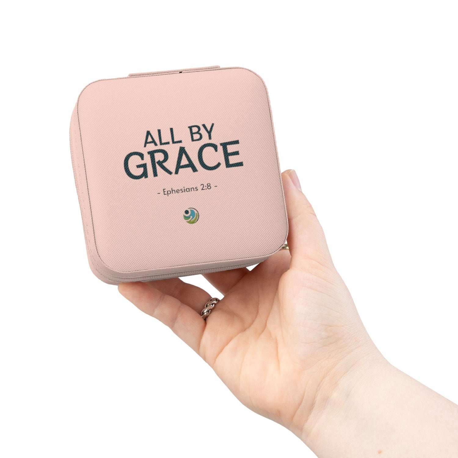 Christian Jewelry Box — "All by Grace"