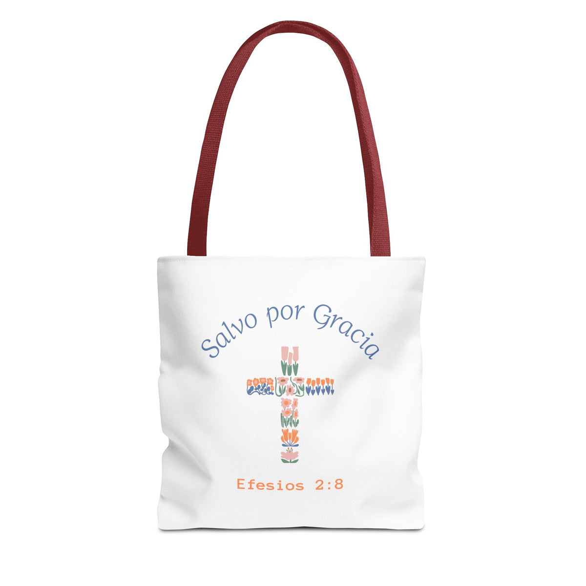 Bolsa de tela cristiana — "Salvo por Gracia"