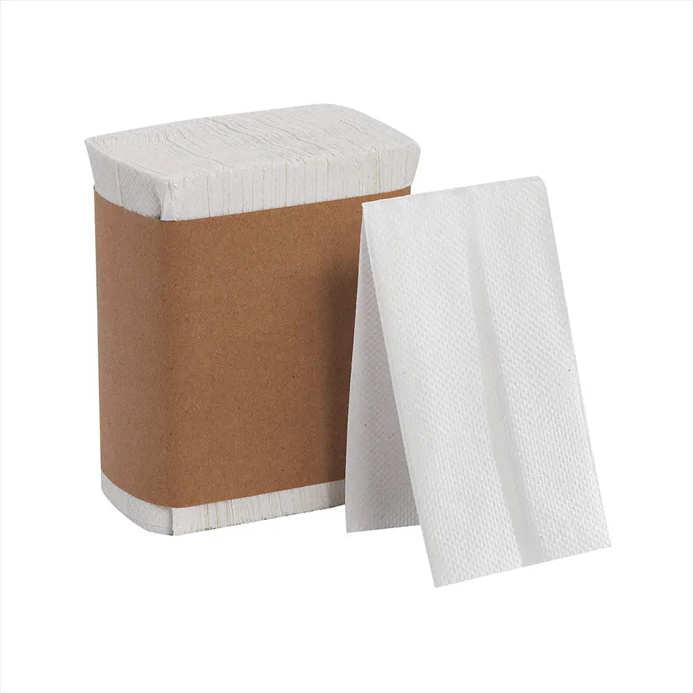 Servilletas plegables altas para dispensador, 500 unidades, 7" x 13,5", caja de 20 unidades