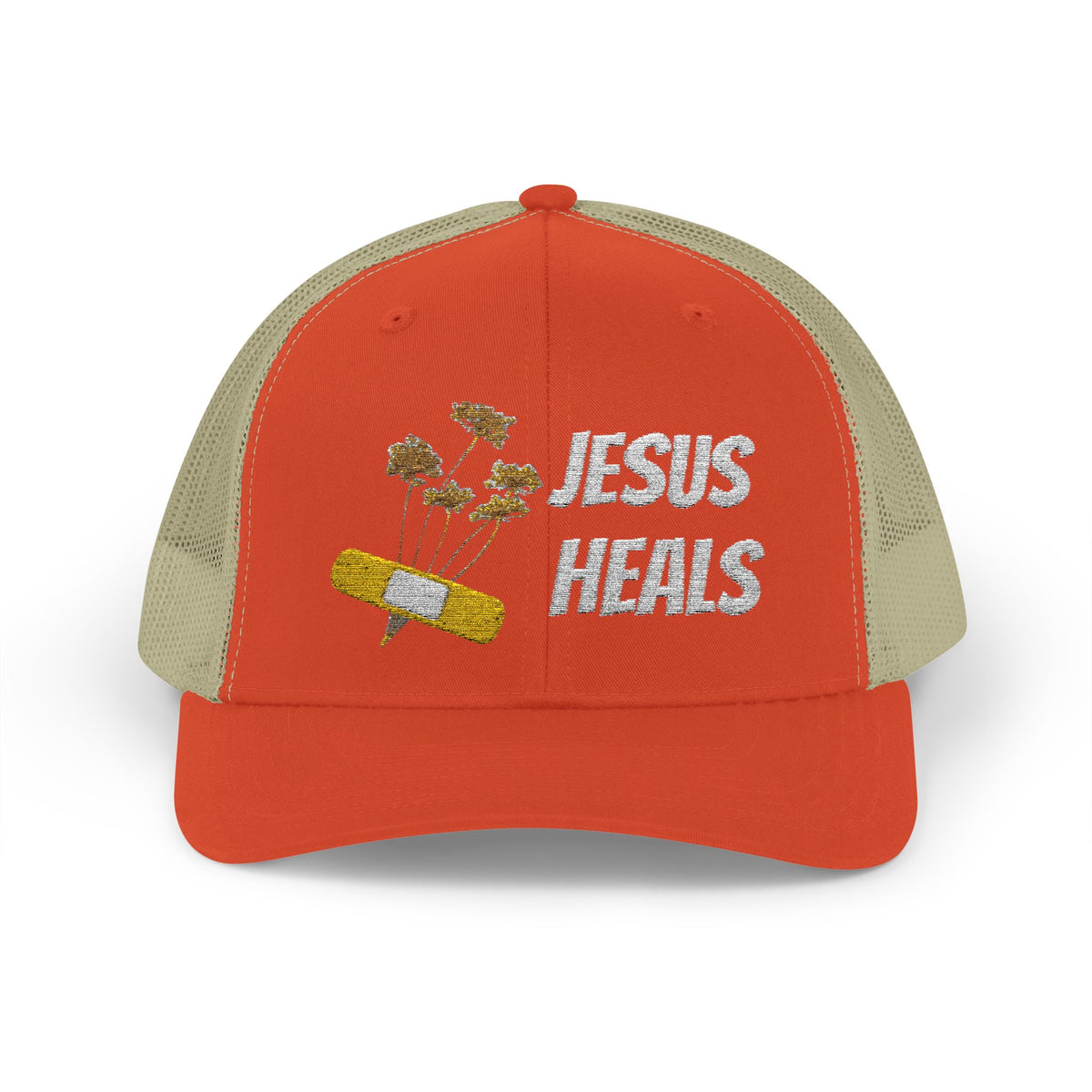 Trucker Cap — "Jesus Heals"