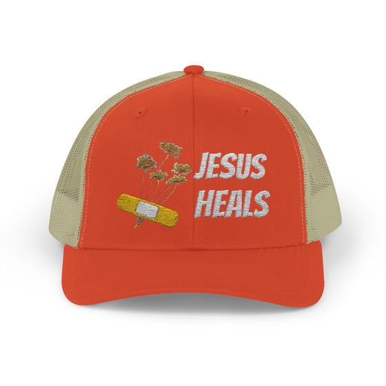 Trucker Cap — "Jesus Heals"