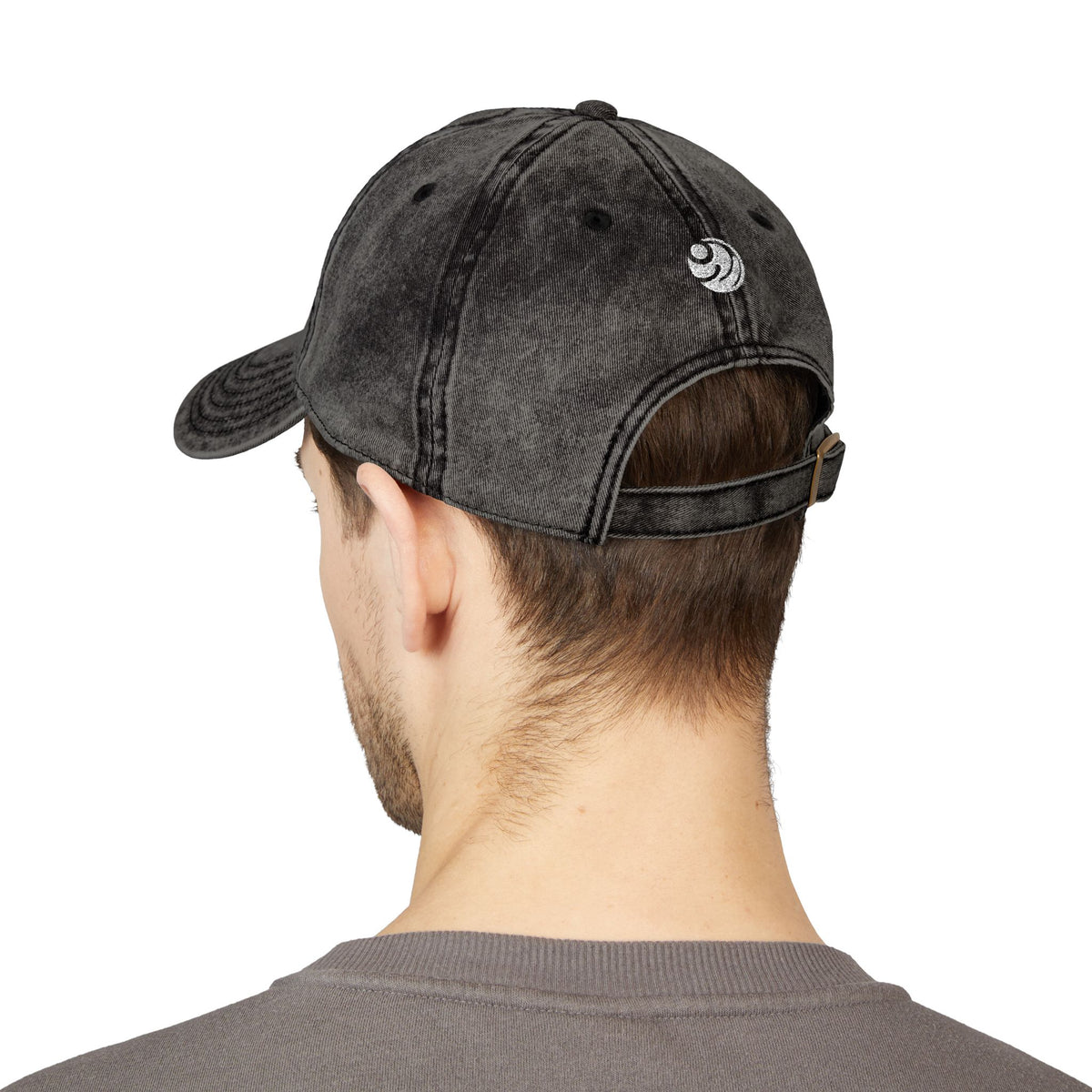Embroidered Cross Vintage Cap