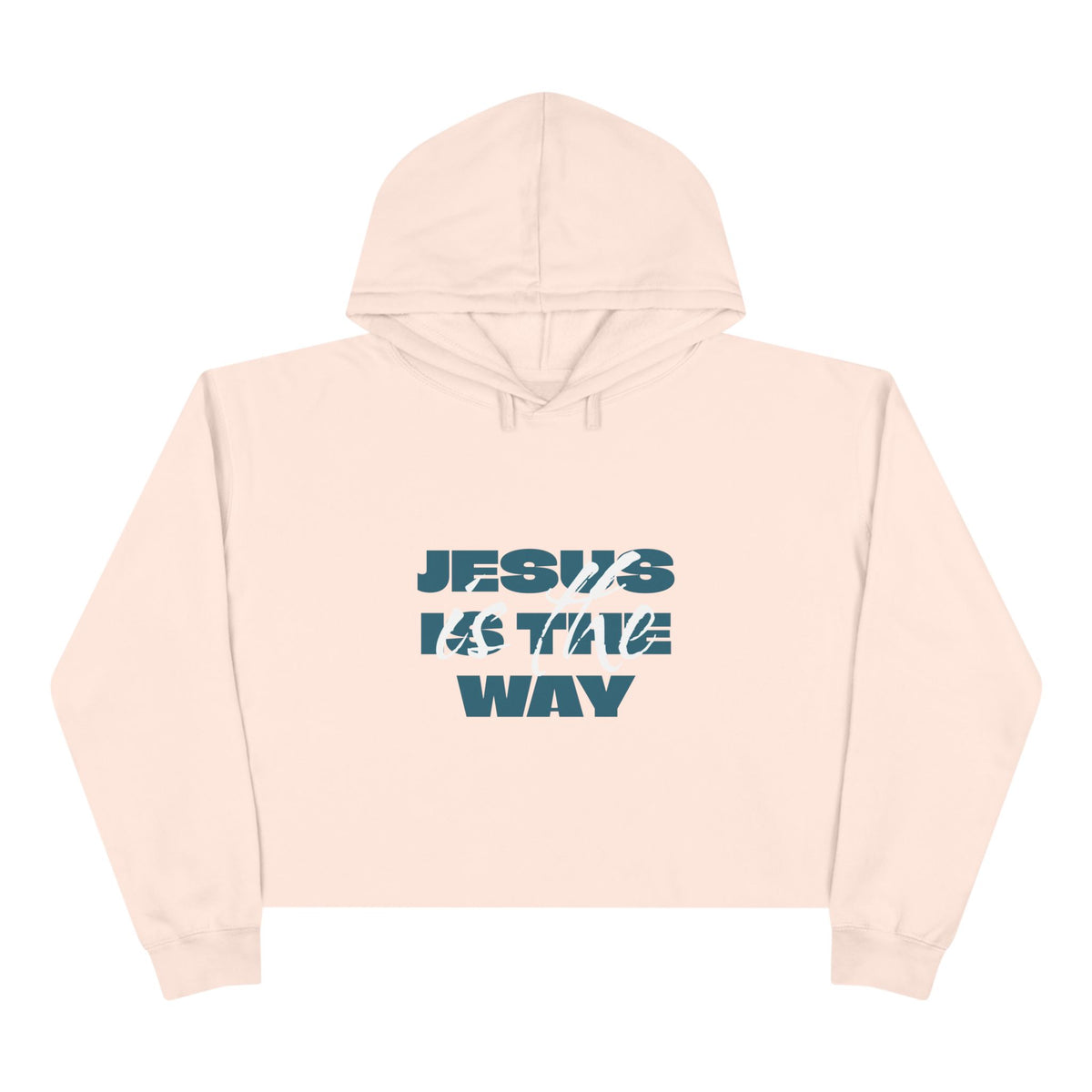 Crop Hoodie — Jesus Is the Way