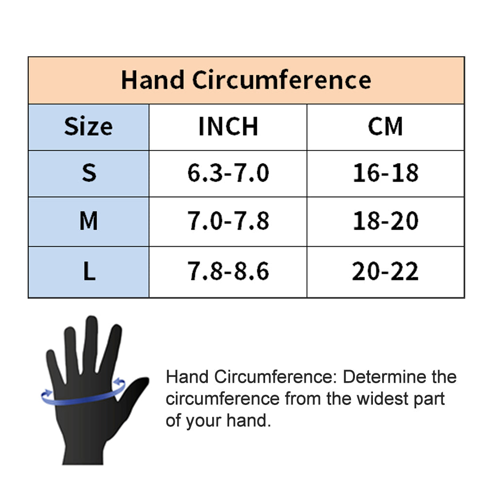 Guantes de ciclismo de dedos completos con acolchado de gel que absorbe los impactos, antideslizantes para pantalla táctil
