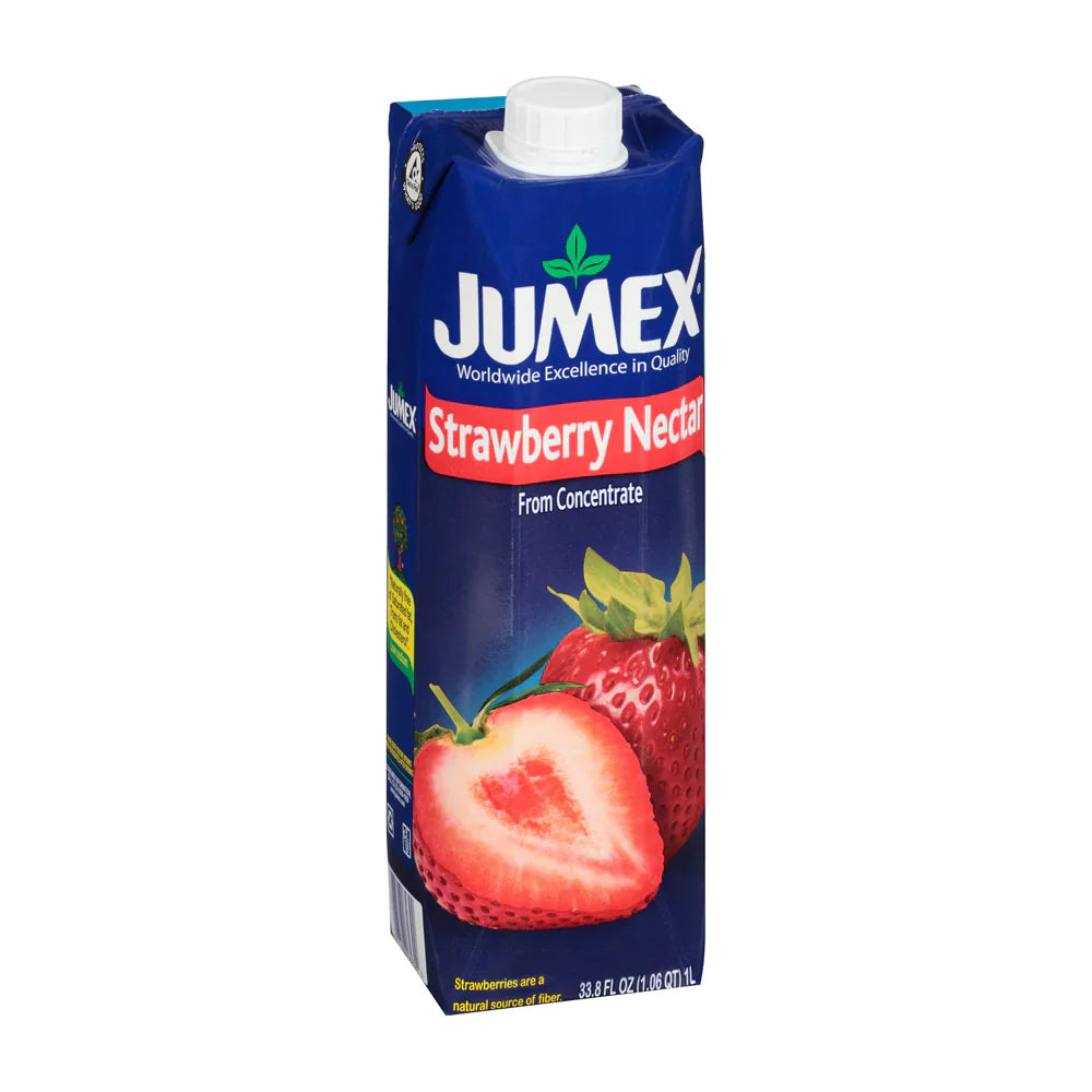 Jumex Tetra Pack Strawberry Nectar 33 oz box of 12 units