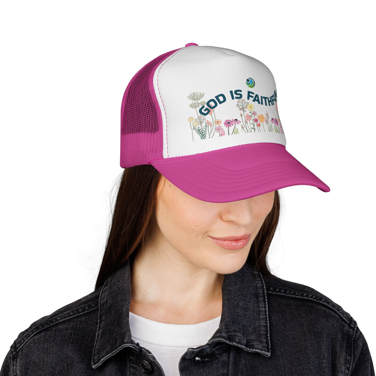 Trucker Cap - "God is Faithful"