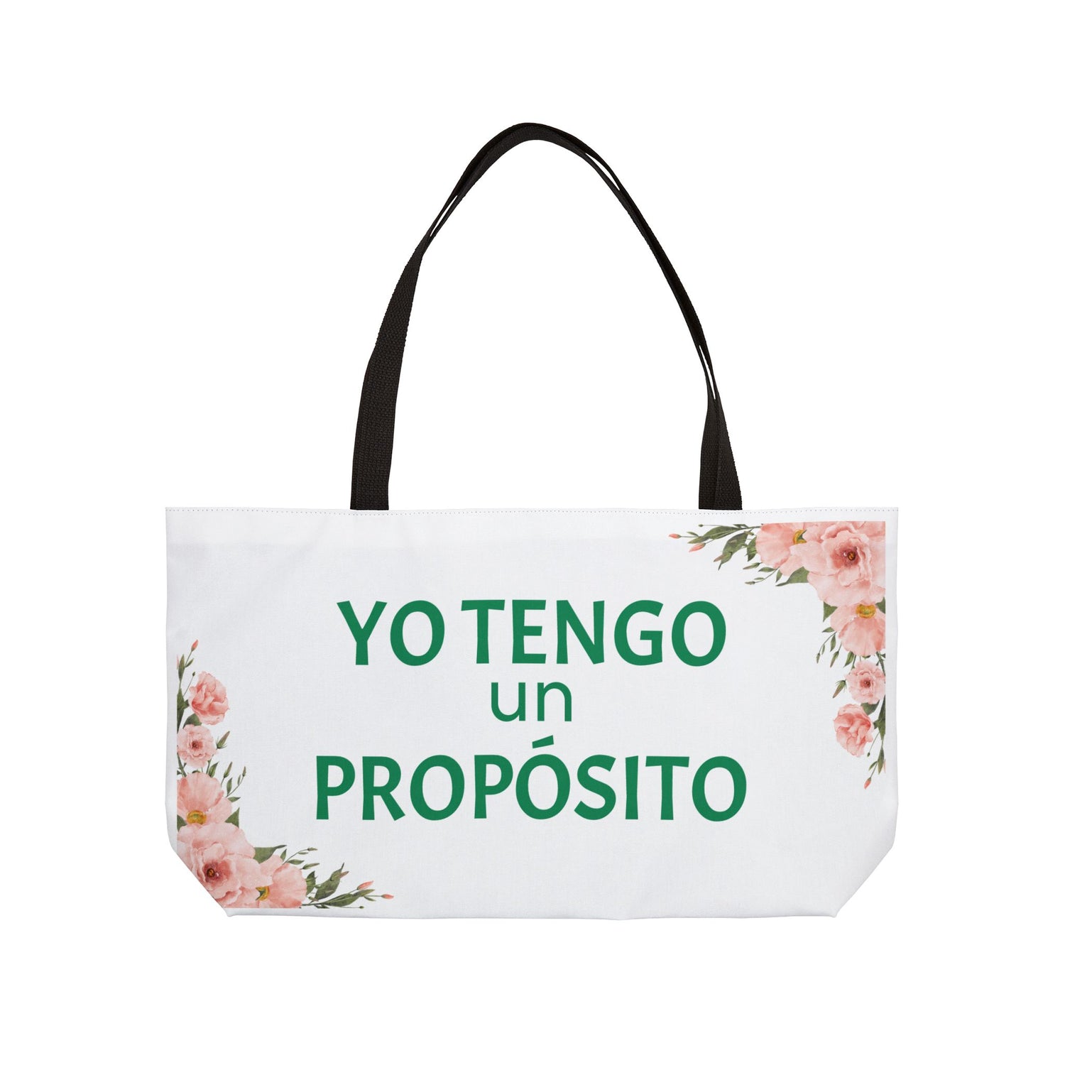 Weekender Tote Bag — "El tiene un plan"