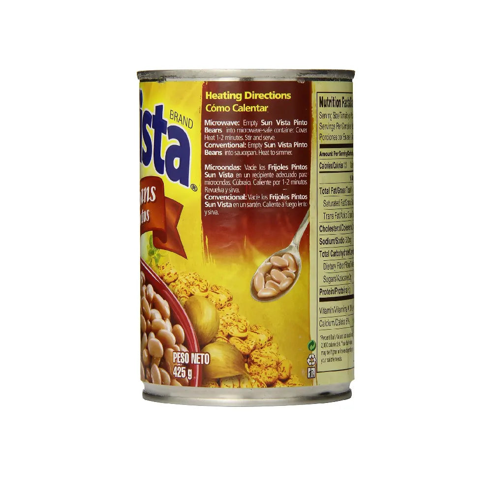 Sunvista Pinto Beans 15 oz box of 12 units