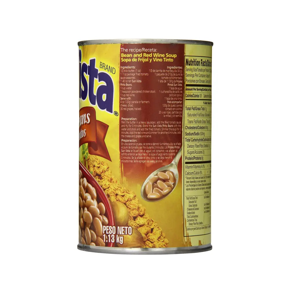 Sunvista Pinto Beans 40 oz box of 12 units