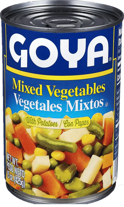 Goya Mix Vegetables 15 oz box of 24 units
