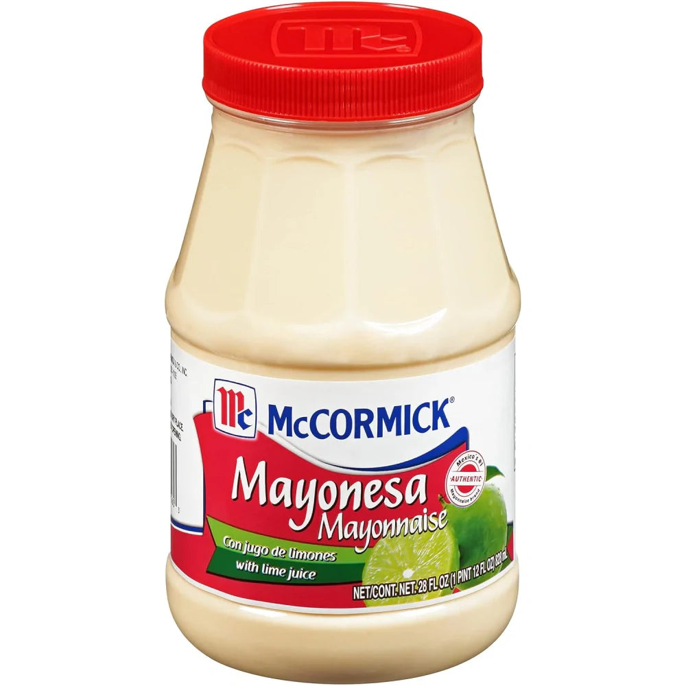 Mayonesa McCormick con Lima, caja de 12 unidades, 28 oz