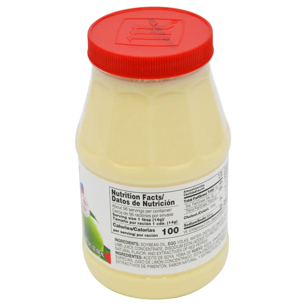 Mayonesa McCormick con Lima, caja de 12 unidades, 28 oz