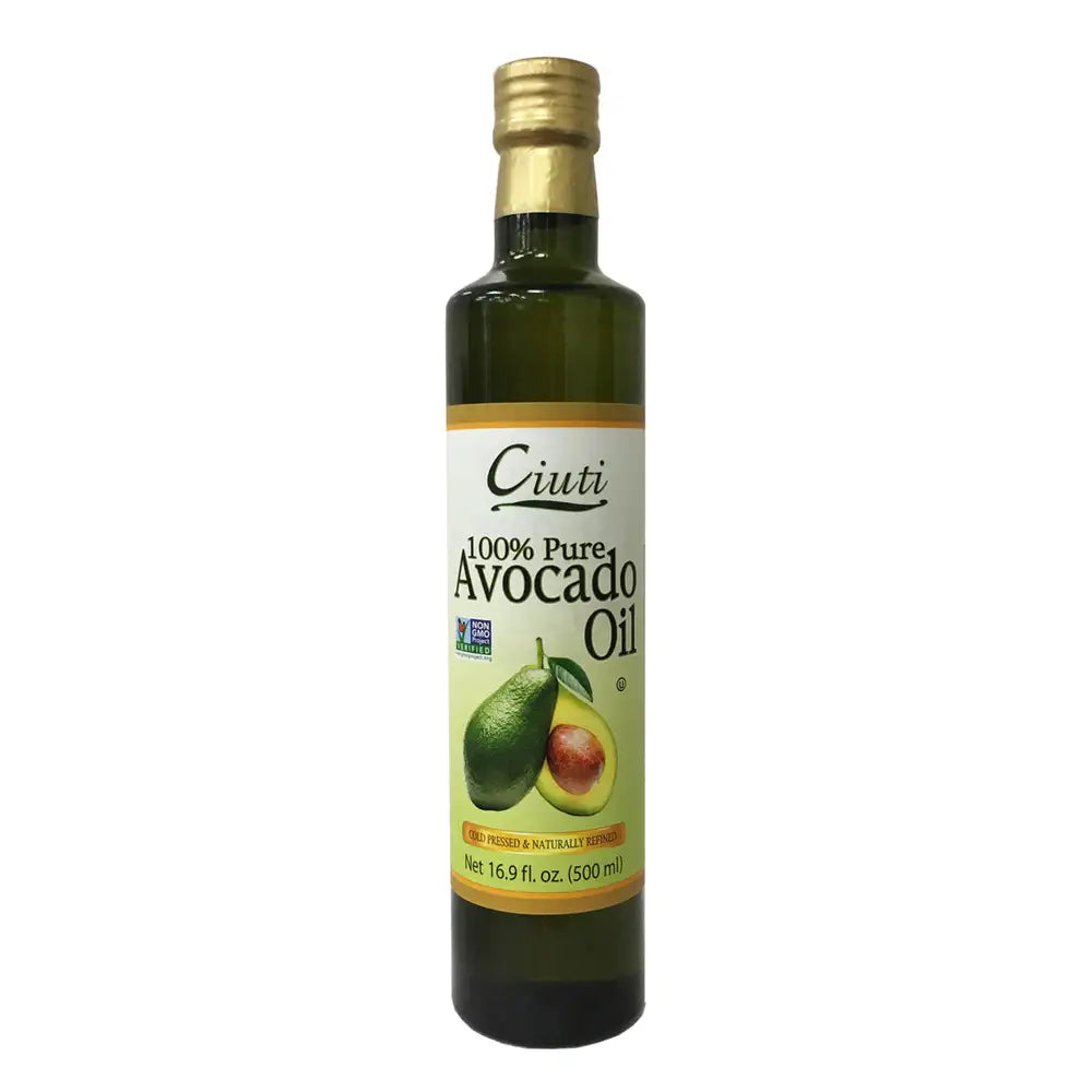Aceite de Aguacate 100% Puro Ciuti Caja de 12 unidades de 16.9 oz