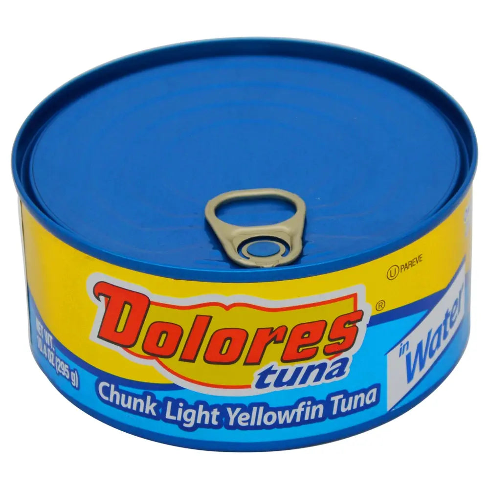 Dolores Yellow Fin Tuna in Water 10 oz box of 24 units