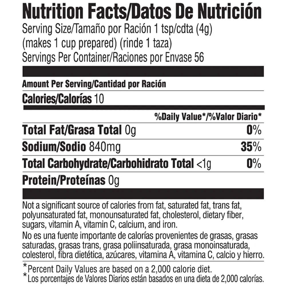 Caldo de res granulado Knorr, caja de 12 unidades, 7.9 oz