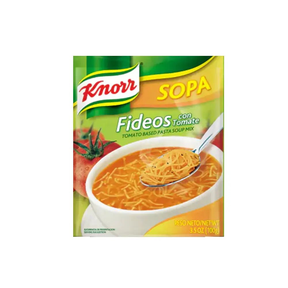 Knorr Tomato Soup with Fideo 3.5 oz box of 12 units