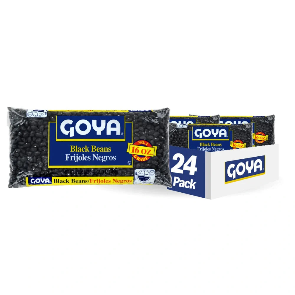 Goya Black Beans 1 lb box of 24 units