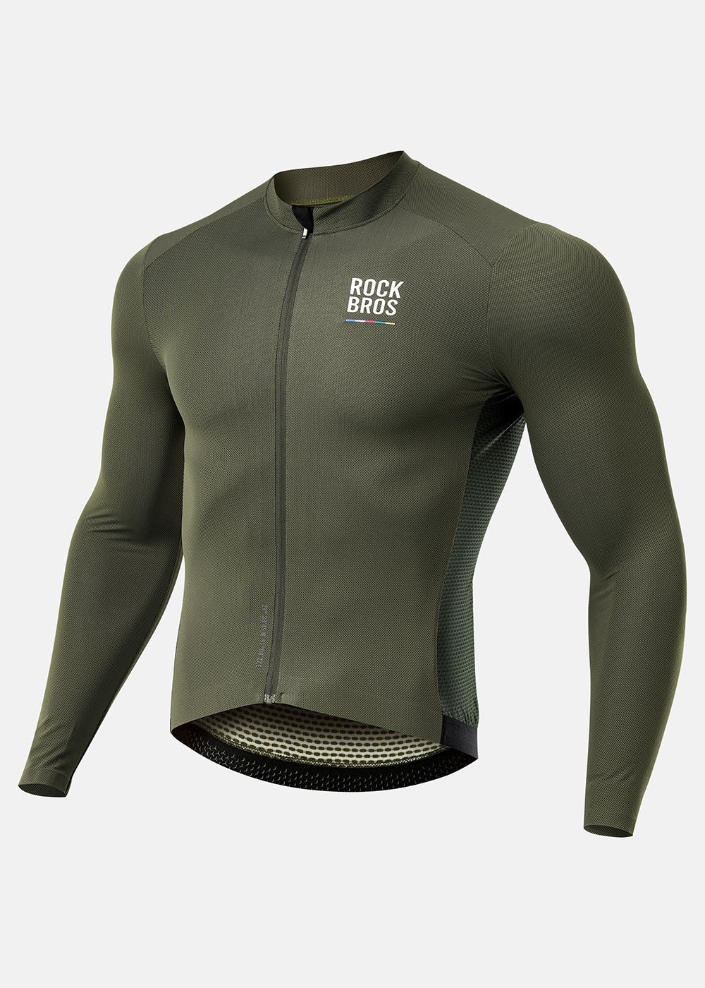 Maillot ciclista de manga larga para hombre 【ROAD TO SKY】de ROCKBROS en varios colores