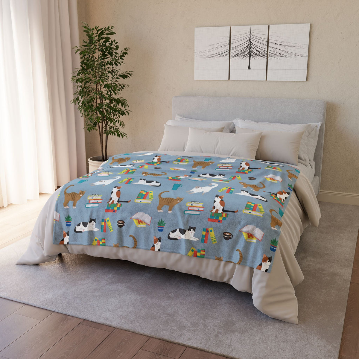 The Great Catsby – Cozy Cat Lovers Soft Throw Blanket (50"x60")