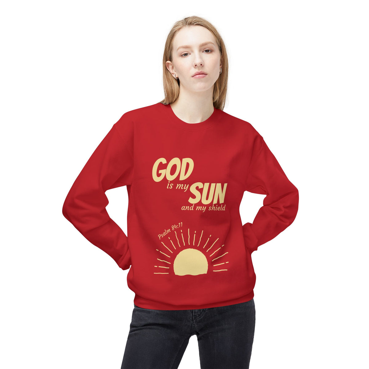 God is my Sun Crewneck Sweatshirt