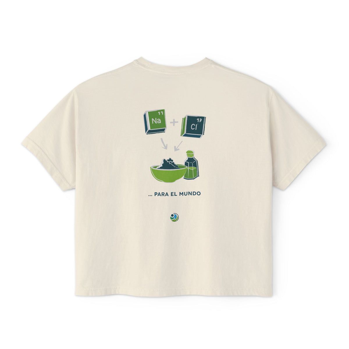 Women's Boxy Tee - 'Sé Luz y Sal'