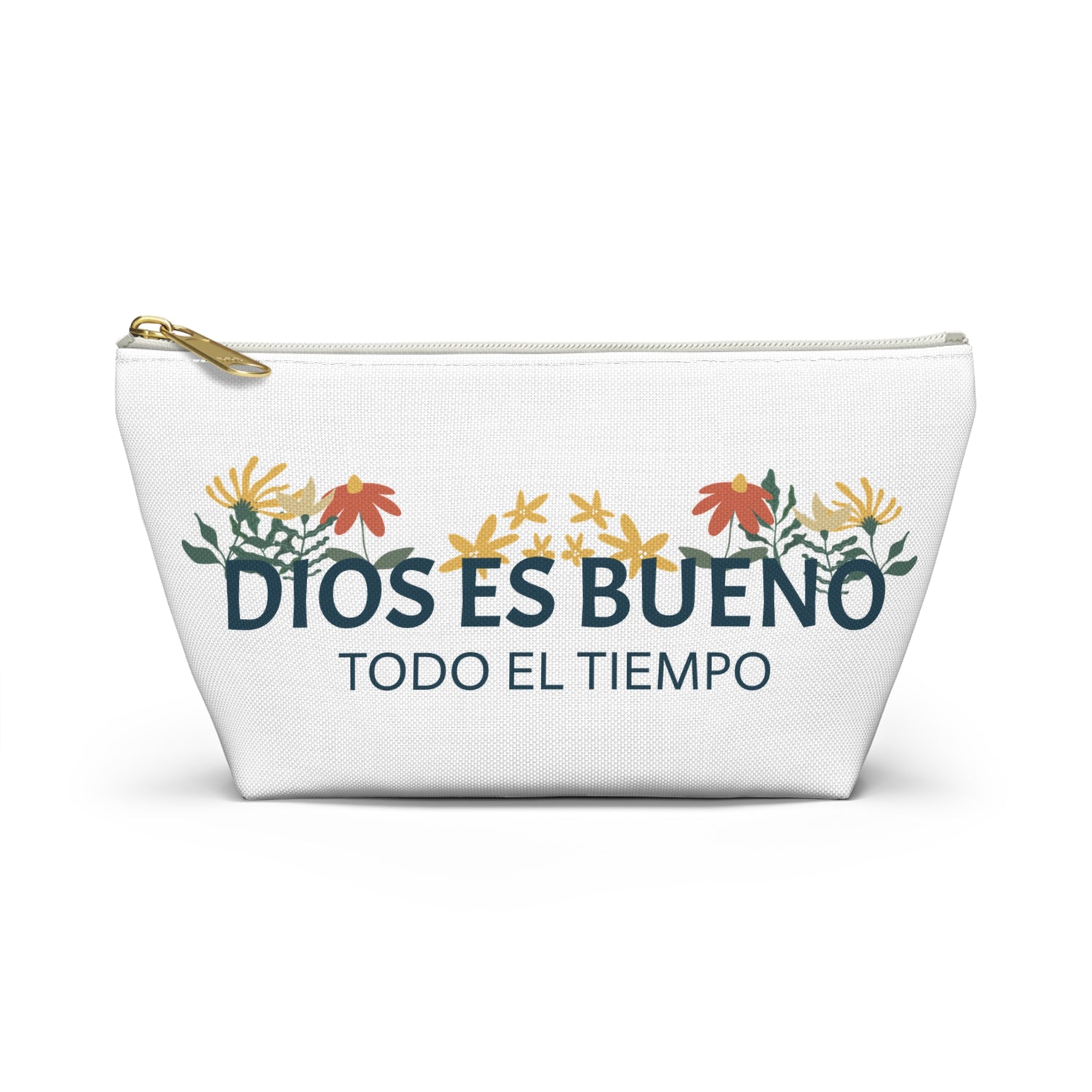 Makeup Pouch — "Dios Es Bueno Todo El Tiempo"