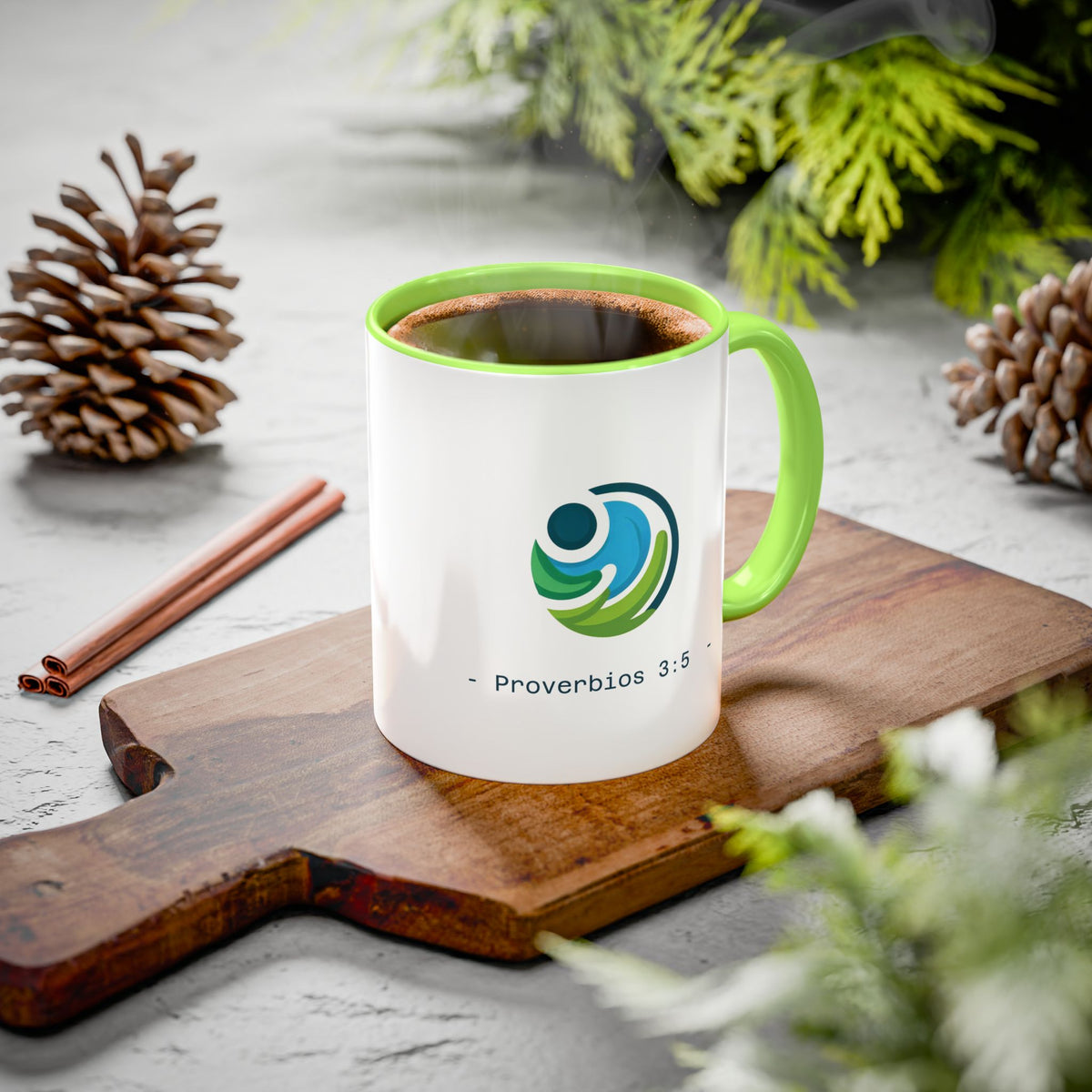 Taza de café Proverbios inspiradores (11 oz/15 oz) — Proverbios 3:5