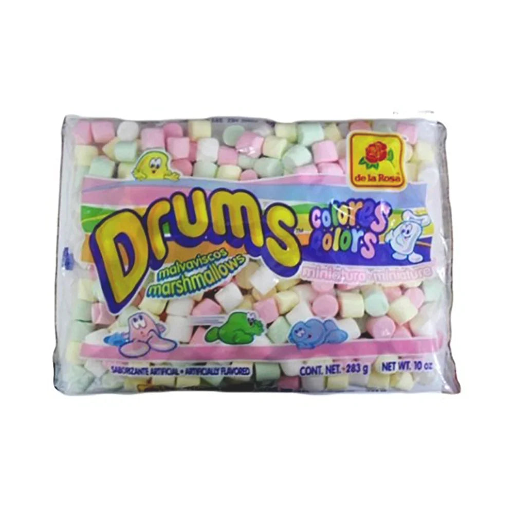 De La Rosa Color Marshmallow Mini 10 oz box of 24 units