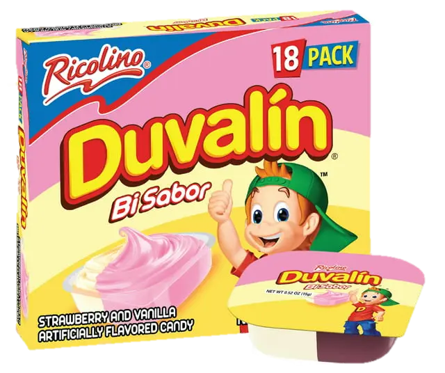 Duvalin Strawberry-Vanilla 18 packs per  box of 24 units